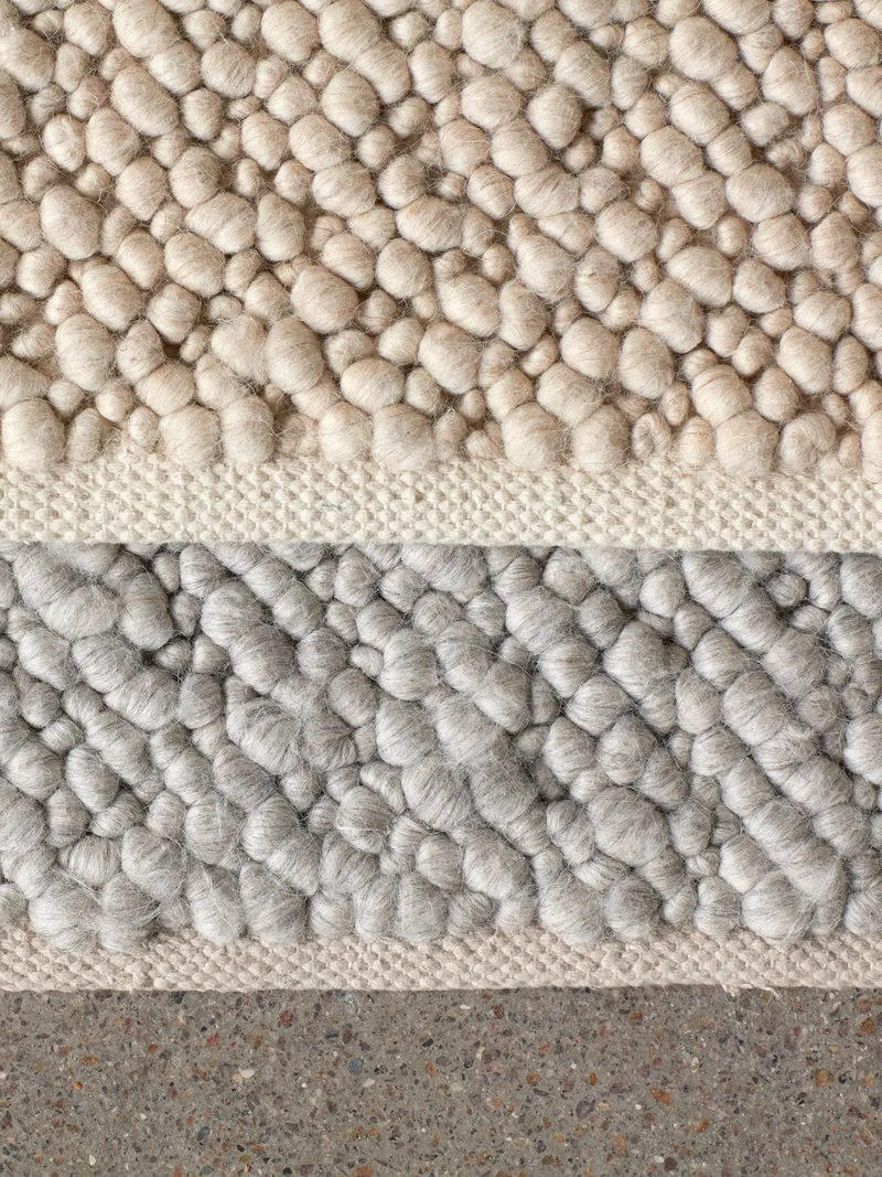 Gravel Rug by Audo Copenhagen in Grey, 200x300 cm, Grey – interior photo 2 of 3