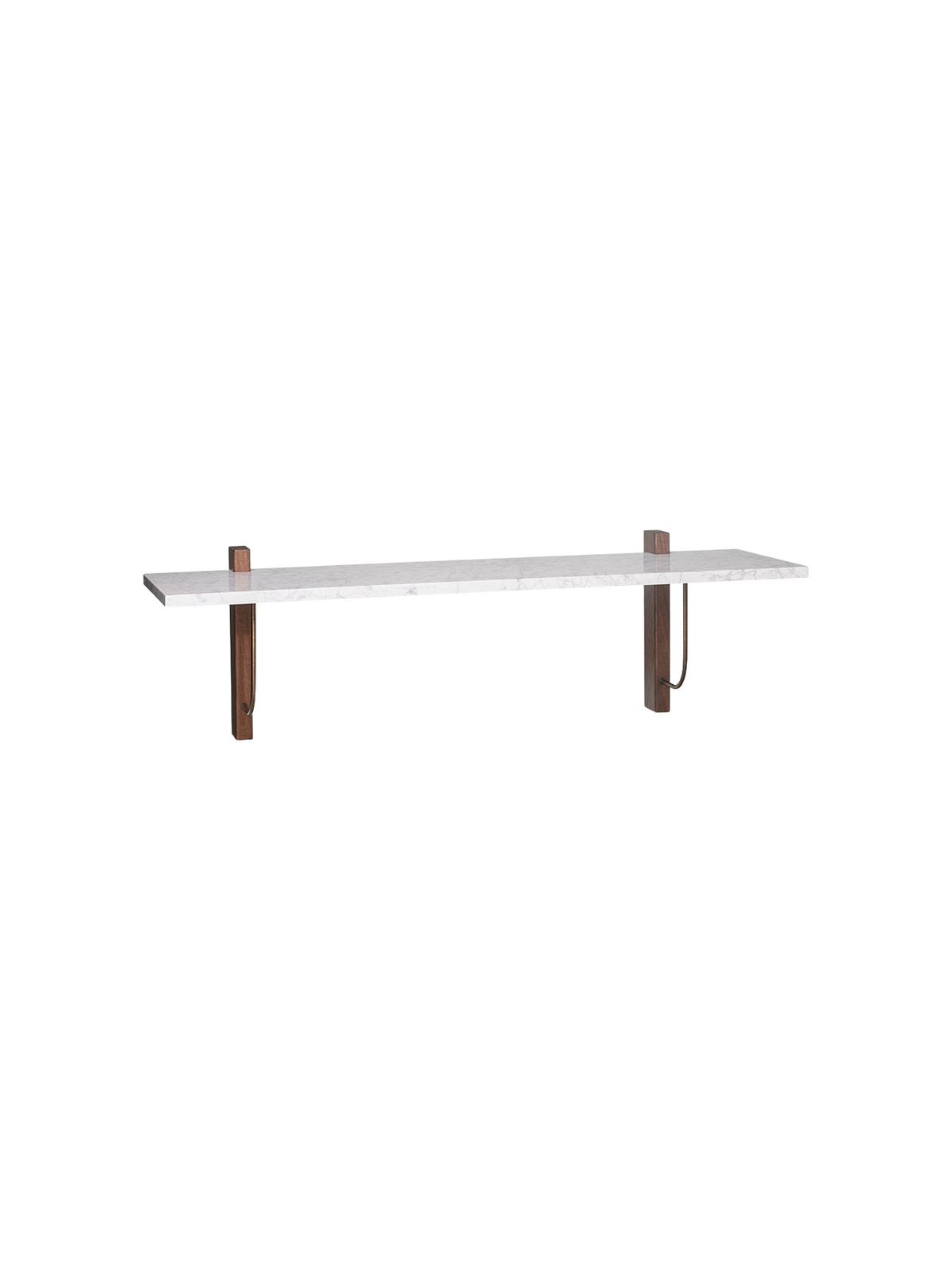 Corbel Shelf by Audo Copenhagen in White Marble Carrara, Large – product photo