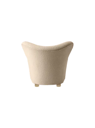 The Tired Man Lounge Chair by Audo Copenhagen in Natural Oak, Baena 15, Textile – product photo 15 of 21