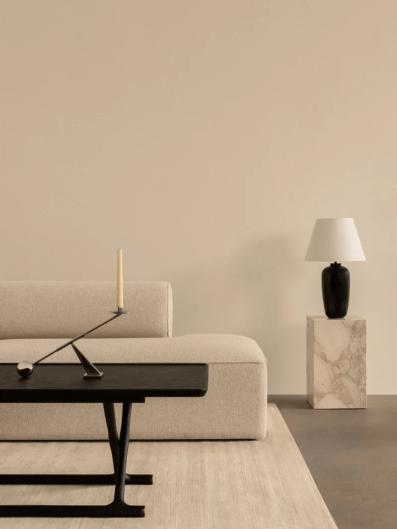 Interconnect Candle Holder, Small van Audo Copenhagen in Stainless Steel – sfeerfoto 5 van 16