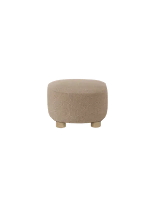 The Tired Man Ottoman by Audo Copenhagen in Natural Oak, Logan Flint, Textile – product photo 6 of 15