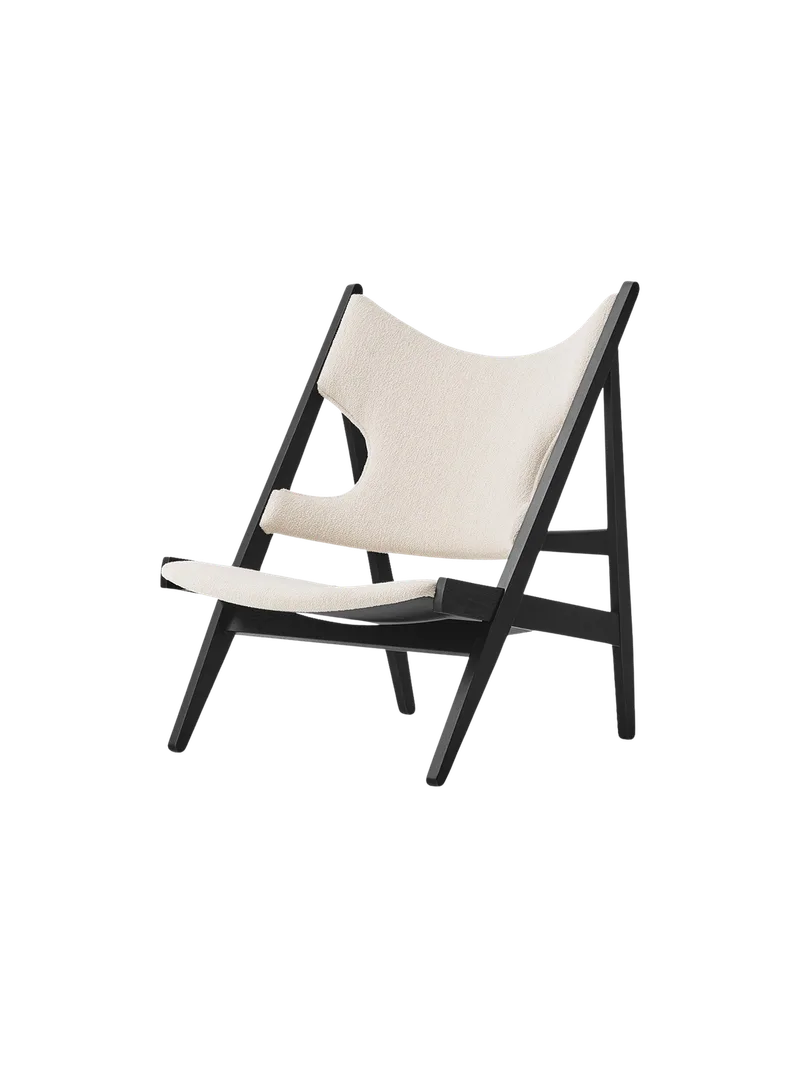 Knitting Lounge Chair by Audo Copenhagen in Black Oak – product photo 8 of 10