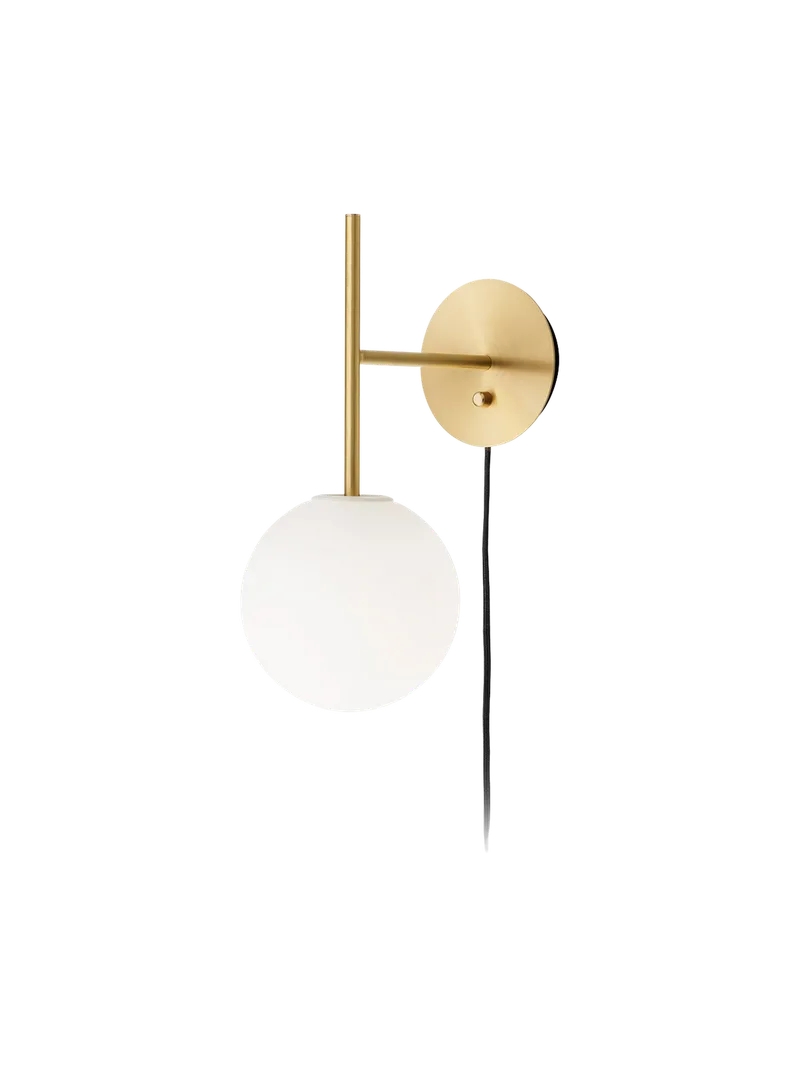 TR Bulb von Audo Copenhagen in Brushed Brass, Suspended Wall Lamp – Produktfoto 16 von 20