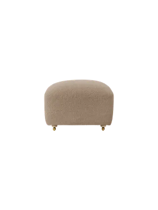 The Tired Man Ottoman by Audo Copenhagen in Natural Oak, Logan Flint, Textile – product photo 4 of 15