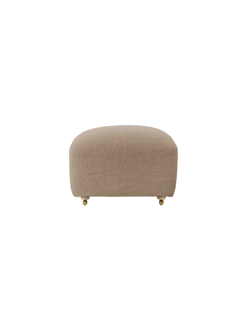 The Tired Man Ottoman by Audo Copenhagen in Natural Oak, Logan Flint, Textile – product photo 4 of 15