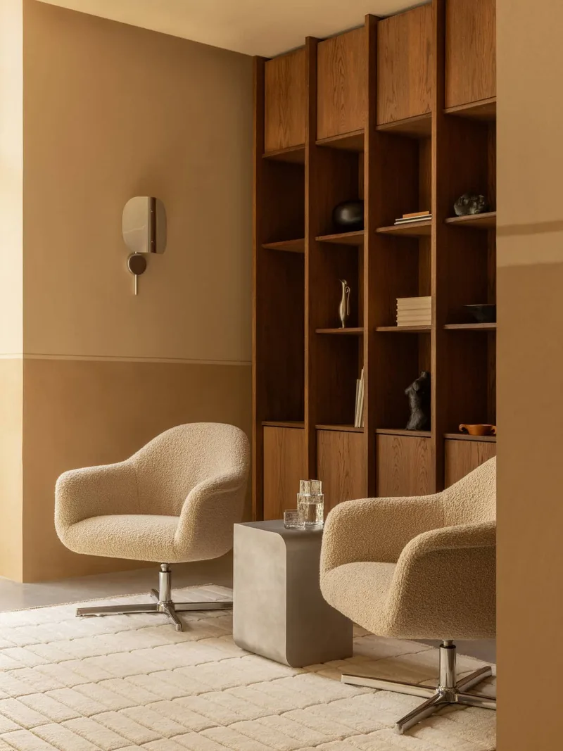 Tile Rug by Audo Copenhagen in 170x240 cm, Hazel tiles – interior photo 2 of 8
