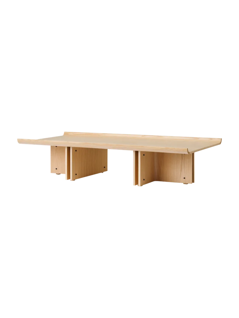 Conrad Lounge Table de Audo Copenhagen en 149 × 74, Natural Oak – photo du produit 2 sur 10