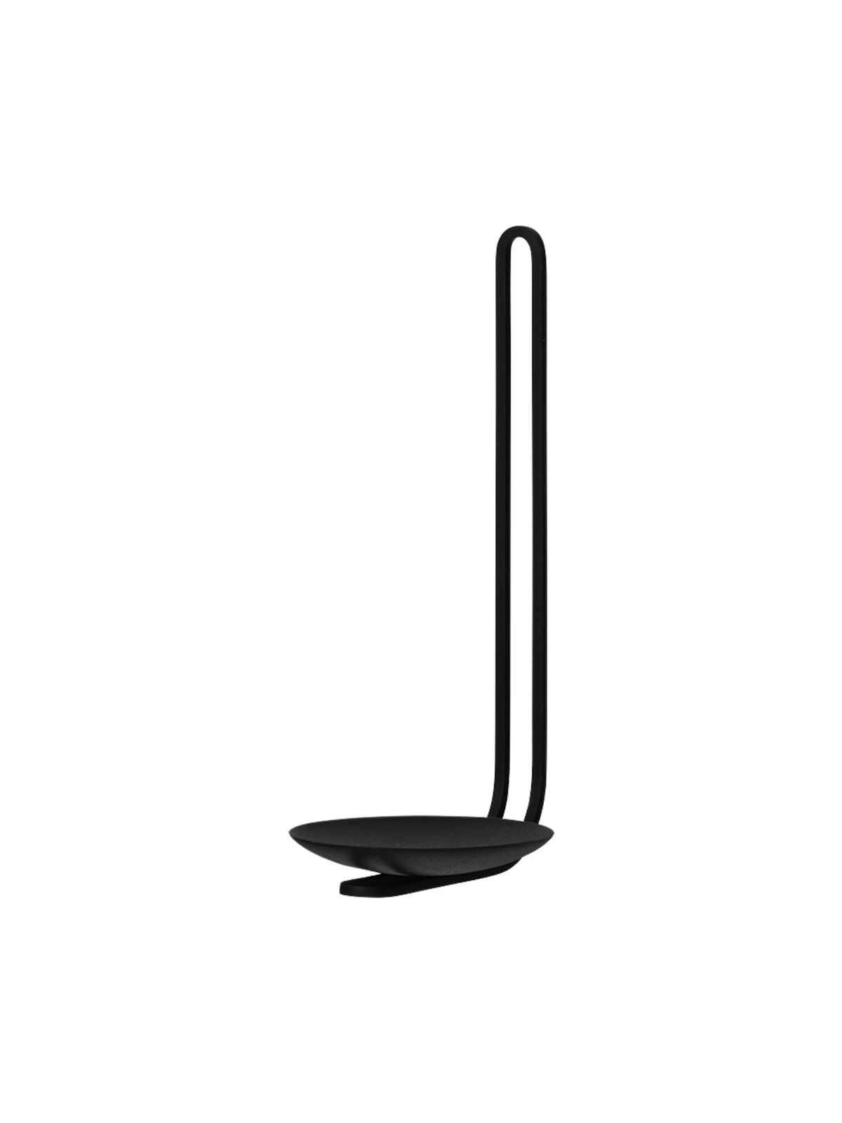 Clip Candle Holder by Audo Copenhagen in H20, Black, Wall – product photo