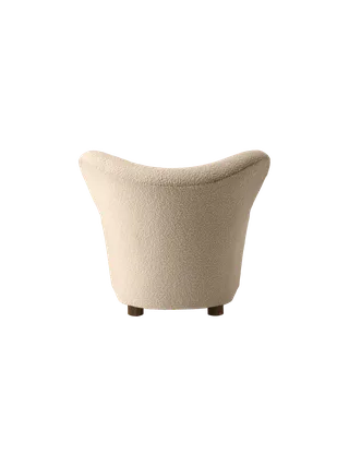 The Tired Man Lounge Chair by Audo Copenhagen in Natural Oak, Baena 15, Textile – product photo 20 of 21