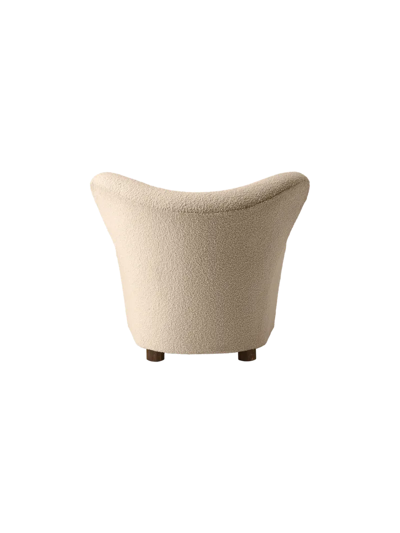 The Tired Man Lounge Chair by Audo Copenhagen in Natural Oak, Baena 15, Textile – product photo 20 of 21