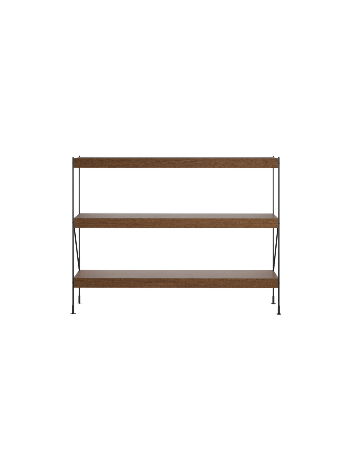 Zet Storage System by Audo Copenhagen in H114, Black, Dark Stained Oak – product photo