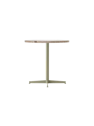 Nook Dining Table van Audo Copenhagen in Ø80 cm, Ivory, Kunis Breccia Stone – productfoto 13 van 47