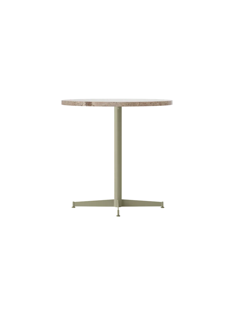 Nook Dining Table van Audo Copenhagen in Ø80 cm, Ivory, Kunis Breccia Stone – productfoto 13 van 47