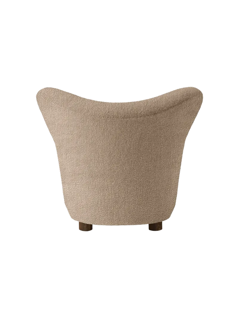 The Tired Man Lounge Chair by Audo Copenhagen in Natural Oak, Baena 15, Textile – product photo 12 of 21