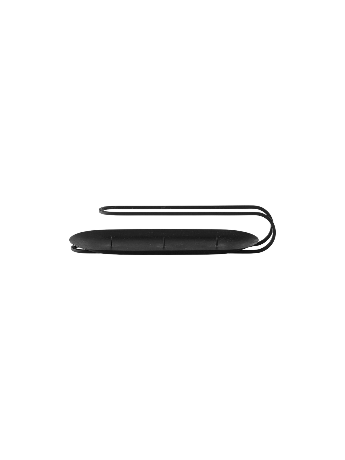 Clip Candle Holder van Audo Copenhagen in H5 3-arm, Black, Table – productfoto