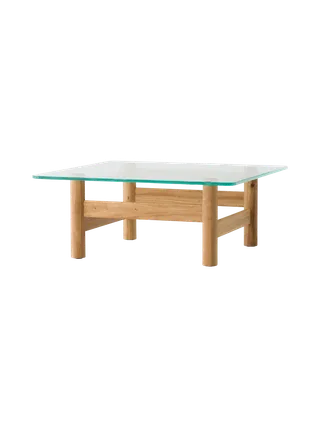 Brasilia Lounge Table by Audo Copenhagen in Natural Oak – product photo 3 of 14