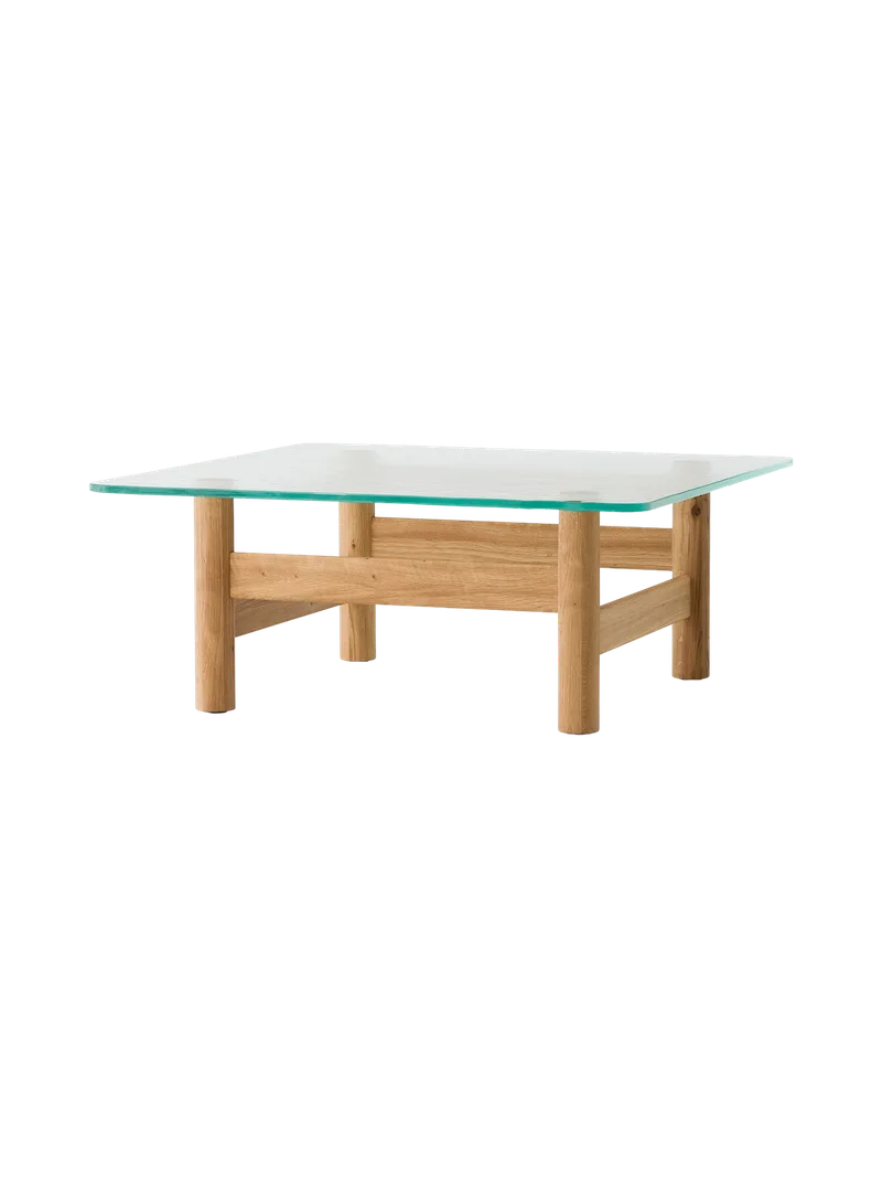 Brasilia Lounge Table by Audo Copenhagen in Natural Oak – product photo 3 of 14