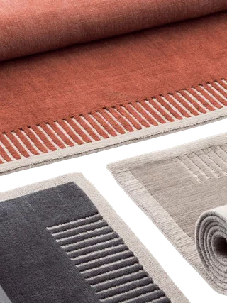 Duomo Rug van Audo Copenhagen in 200x300 cm, Limestone Beige – sfeerfoto 7 van 10