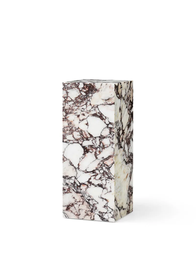 Plinth Pedestal by Audo Copenhagen in Sand Kunis Breccia – product photo 6 of 10