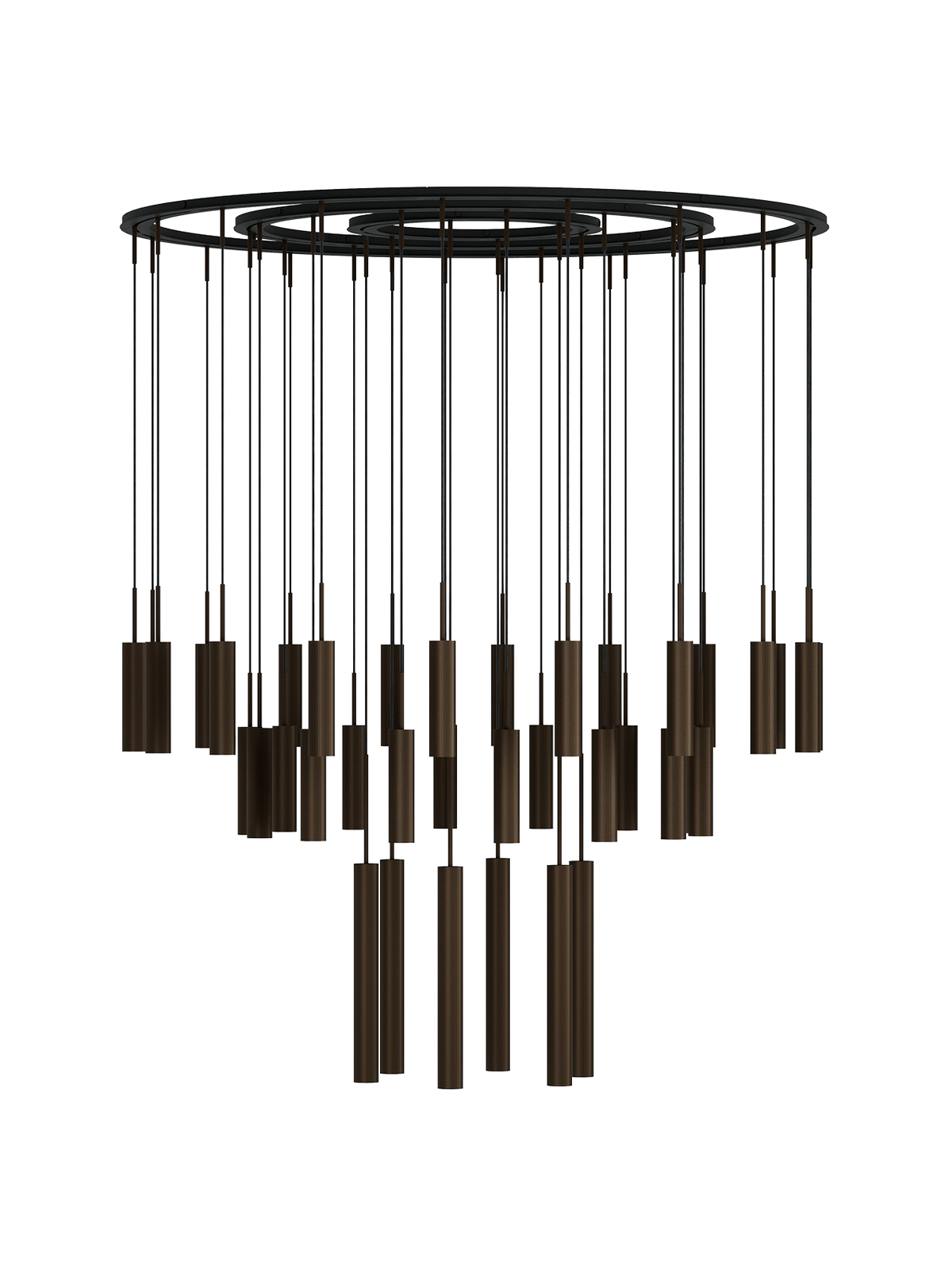 Tubulaire Chandelier by Audo Copenhagen in Chandelier 38 – product photo