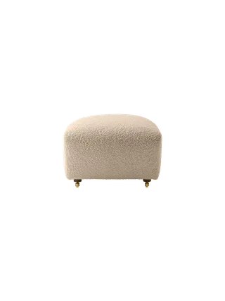 The Tired Man Ottoman by Audo Copenhagen in Natural Oak, Logan Flint, Textile – product photo 14 of 15