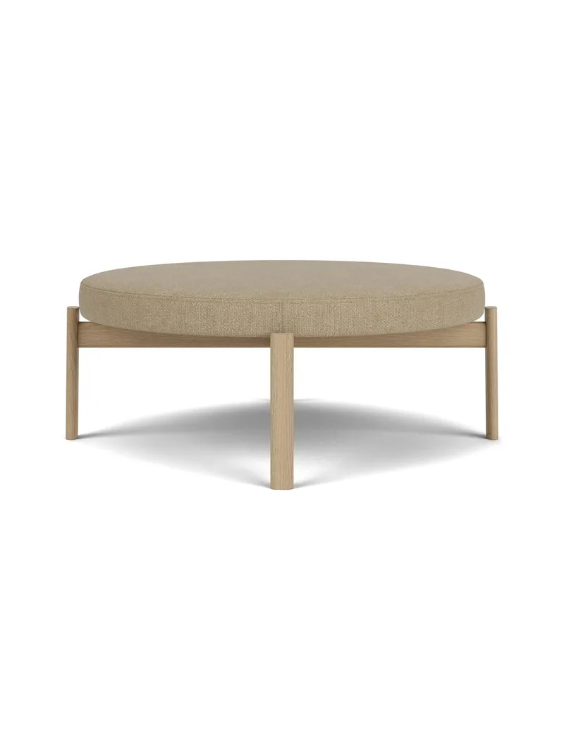 Passage Pouf by Audo Copenhagen in Natural Oak, Vidar 0723 – product photo 6 of 7