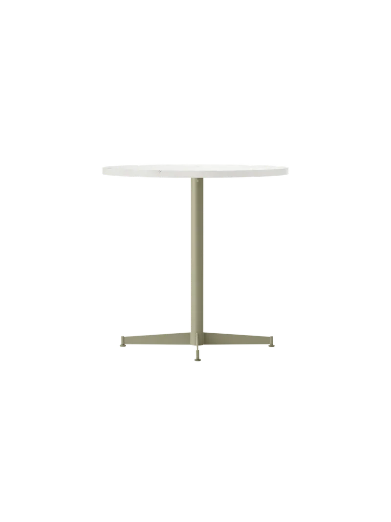 Nook Dining Table van Audo Copenhagen in Ø80 cm, Ivory, Kunis Breccia Stone – productfoto 15 van 47