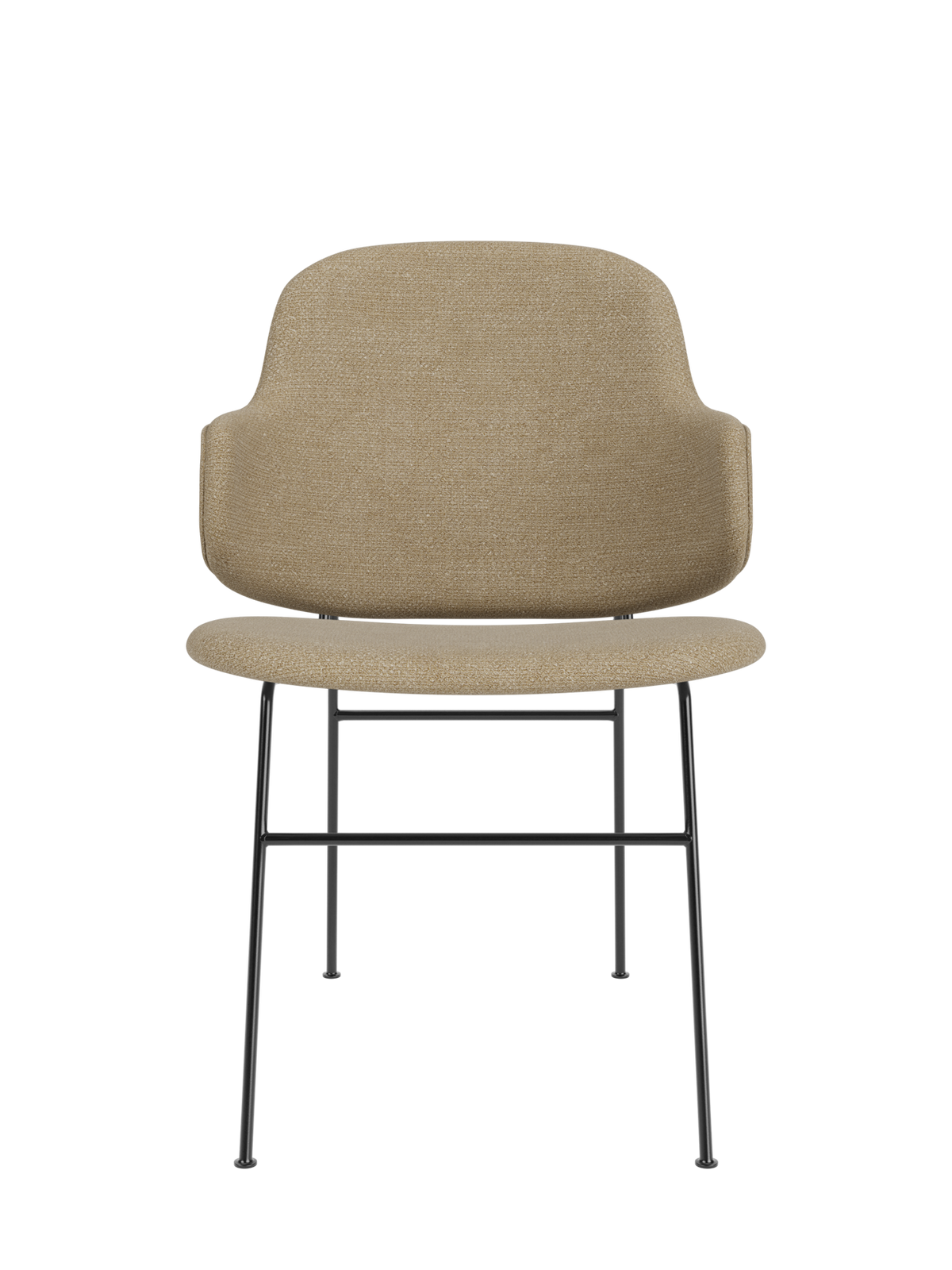 The Penguin Dining Chair, Fully Upholstered by Audo Copenhagen in Audo Bouclé 02 – product photo