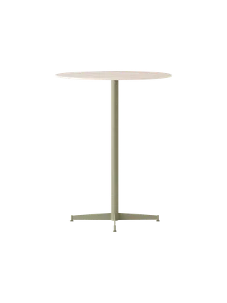 Nook Bar Table van Audo Copenhagen in 70 × 60 cm, Ivory, Kunis Breccia Stone – productfoto 10 van 43