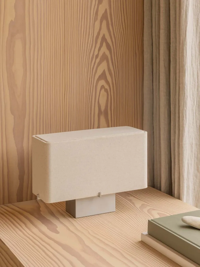 Nonna Table Lamp by Audo Copenhagen in H24, Aluminium – interior photo 2 of 9