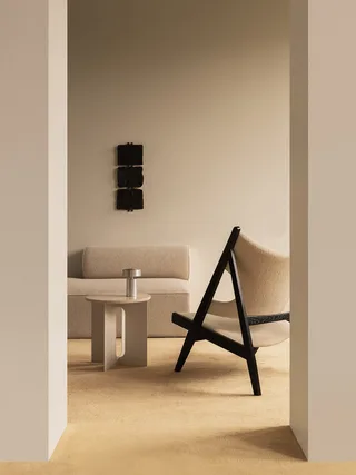 Knitting Lounge Chair by Audo Copenhagen in Black Oak – interior photo 5 of 10