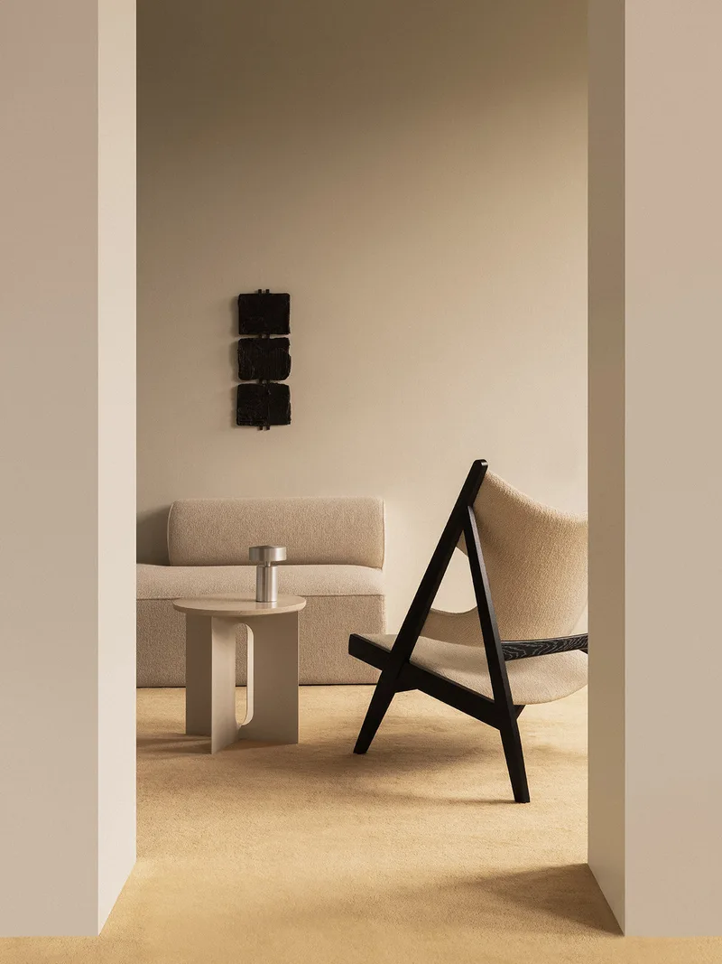 Knitting Lounge Chair by Audo Copenhagen in Black Oak – interior photo 5 of 10