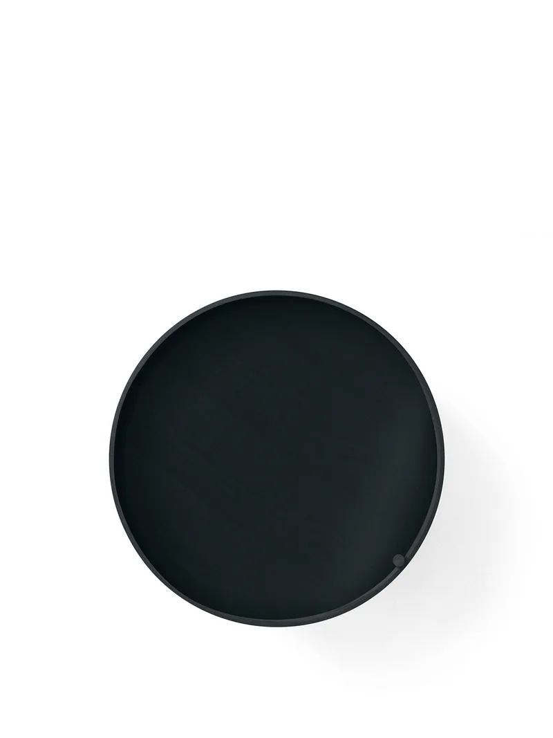 Turning Table - Black Ash de Audo Copenhagen en Black Ash & Brass – photo du produit 3 sur 4