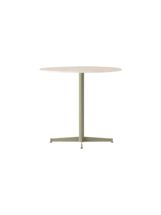 Nook Dining Table van Audo Copenhagen in Ø80 cm, Ivory, Kunis Breccia Stone – productfoto 12 van 47