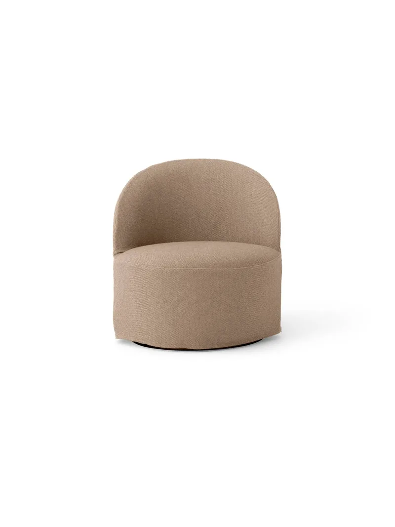 Tearoom Lounge Chair, w. Swivel w. Loose Cover van Audo Copenhagen in Logan Jasmine – productfoto 7 van 8