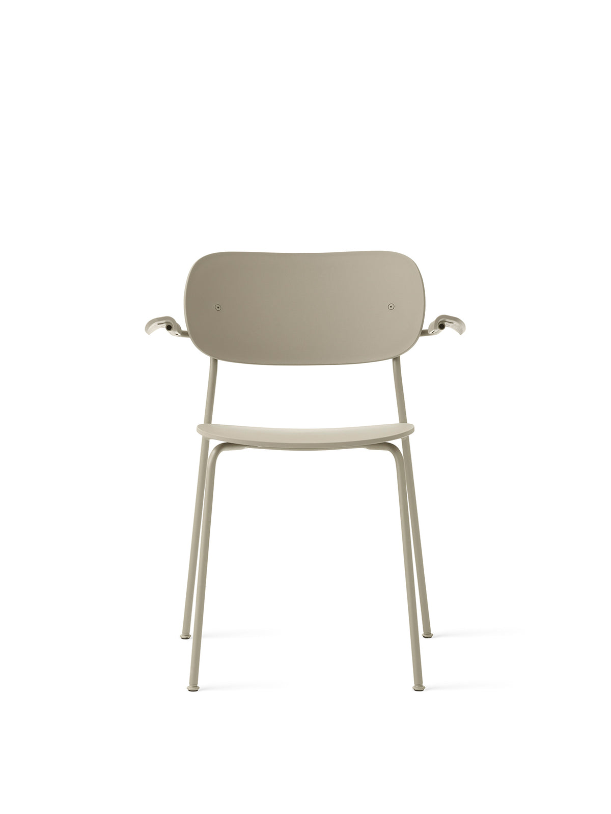 Co Dining Chair by Audo Copenhagen in With Armrest, Olive, Outdoor – product photo