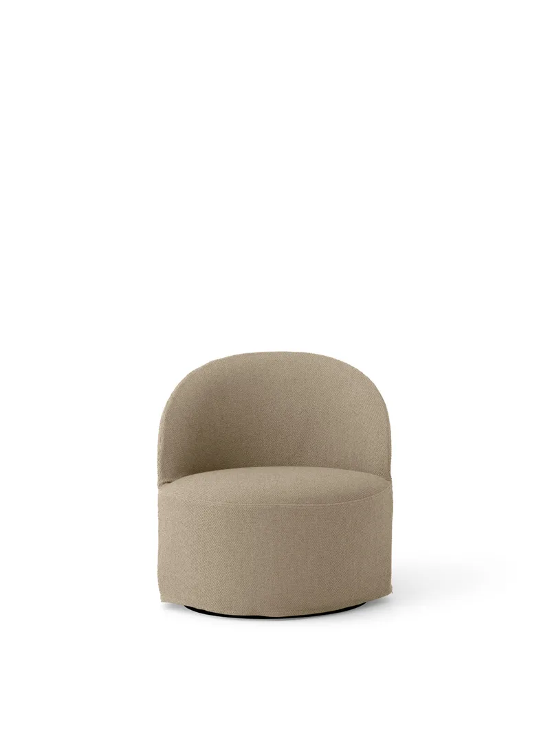 Tearoom Lounge Chair, w. Swivel w. Loose Cover van Audo Copenhagen in Logan Jasmine – productfoto 3 van 8