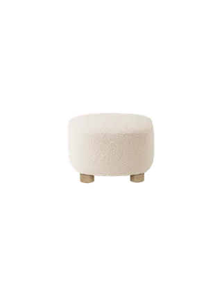 The Tired Man Ottoman by Audo Copenhagen in Natural Oak, Logan Flint, Textile – product photo 8 of 15