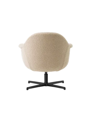 Harbour Lounge Chair, Star Base van Audo Copenhagen in Polished Aluminium, Baena 15, Swivel – productfoto 6 van 11