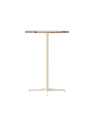 Nook Bar Table van Audo Copenhagen in 70 × 60 cm, Ivory, Kunis Breccia Stone – productfoto 4 van 43