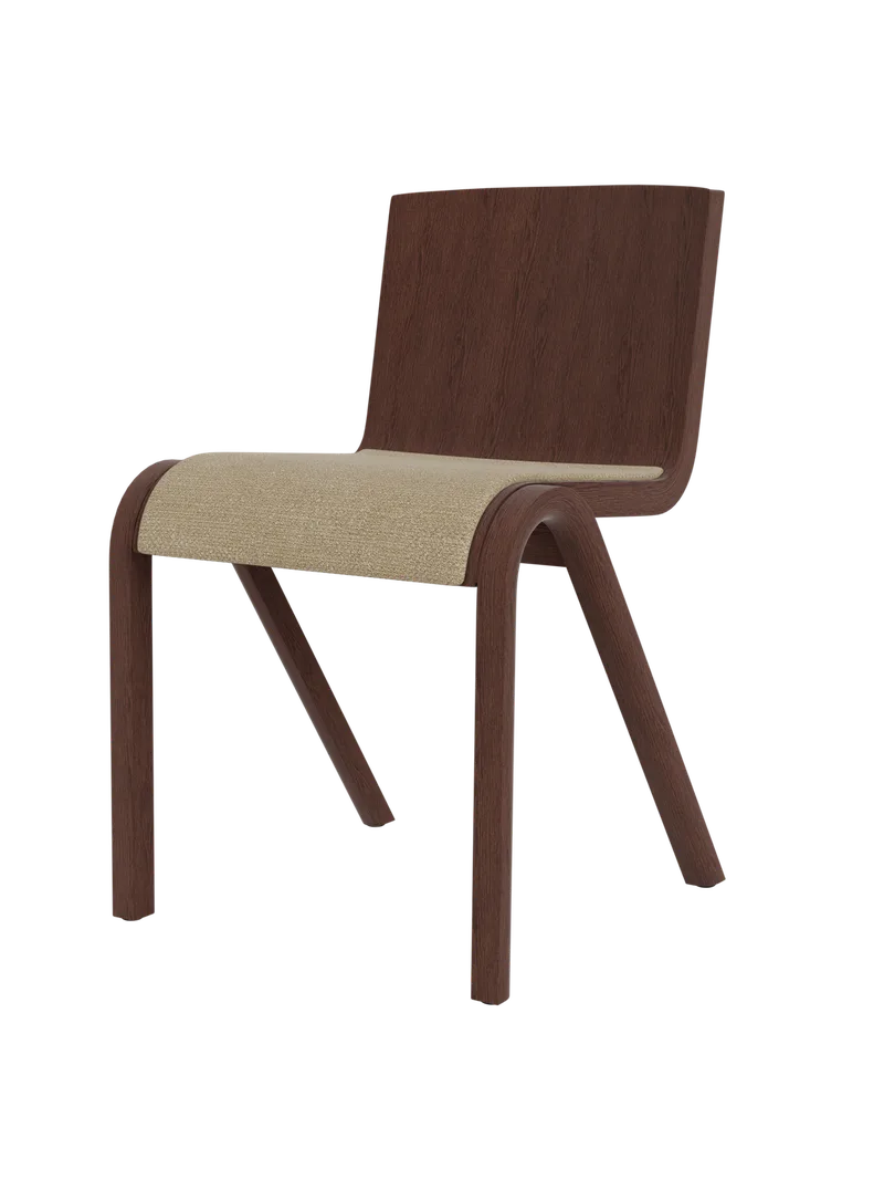 Ready Dining Chair de Audo Copenhagen en Red Stained Oak, Logan Jasmine, Seat Upholstered – photo du produit 13 sur 16
