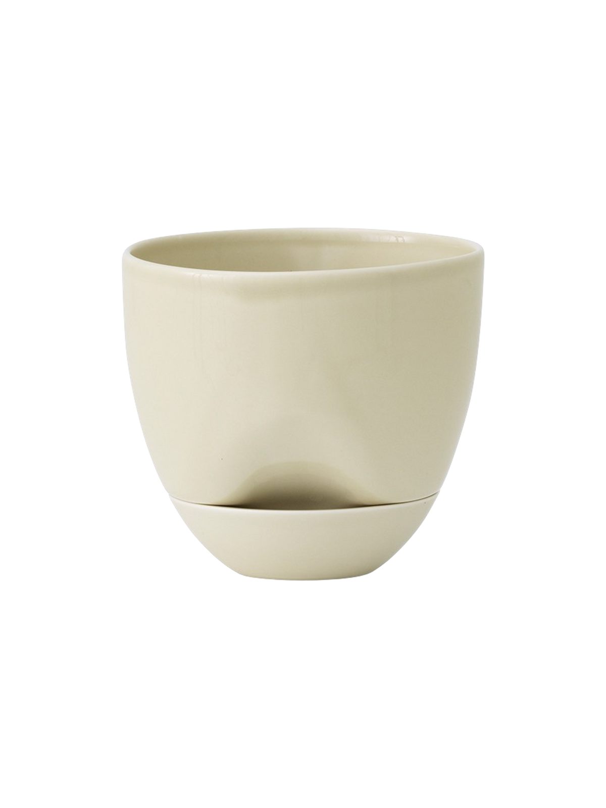 Hydrous Planter by Audo Copenhagen in Ø12 cm, Ashen – product photo