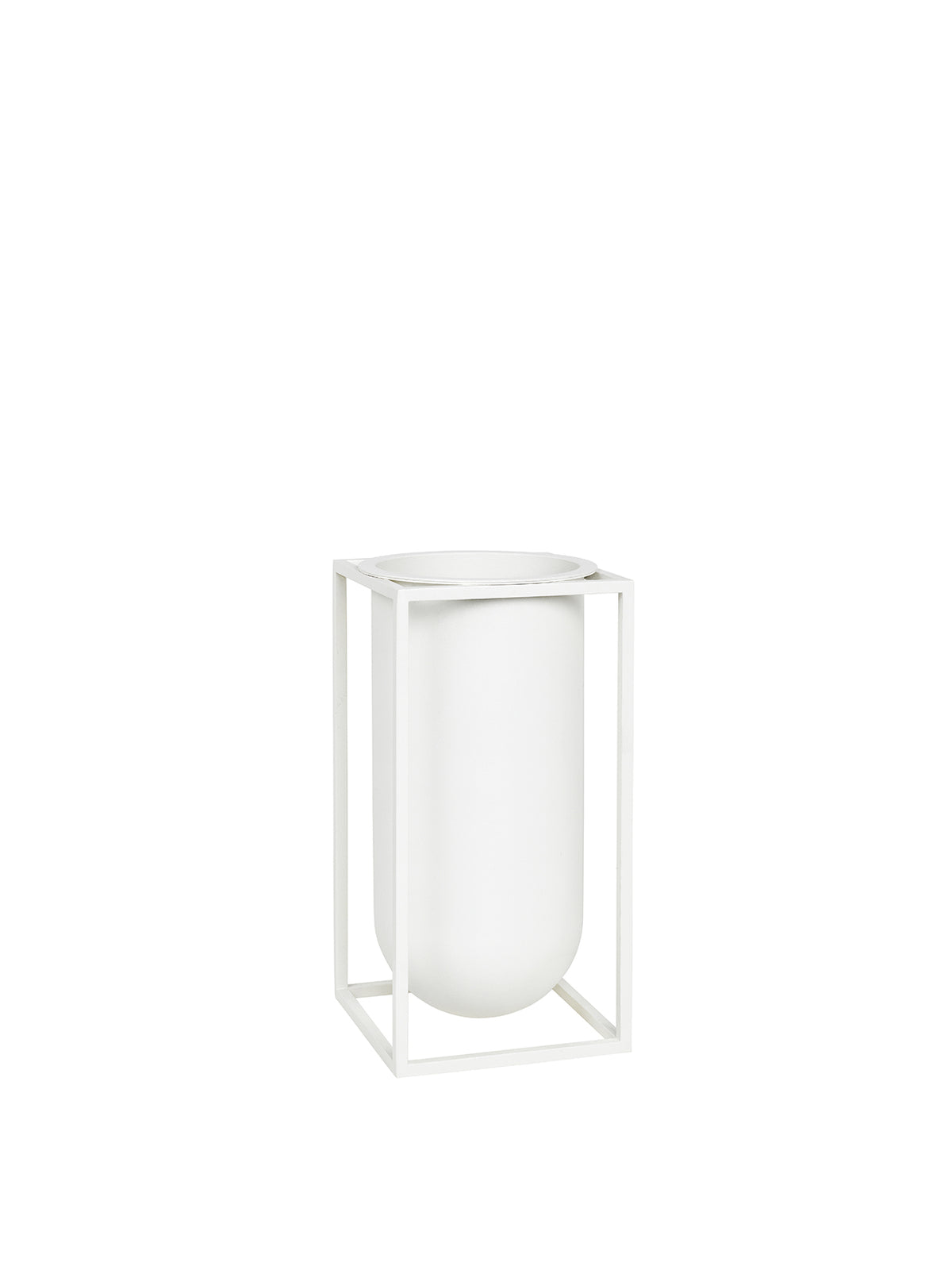 Kubus Vase Lolo by Audo Copenhagen in White – product photo