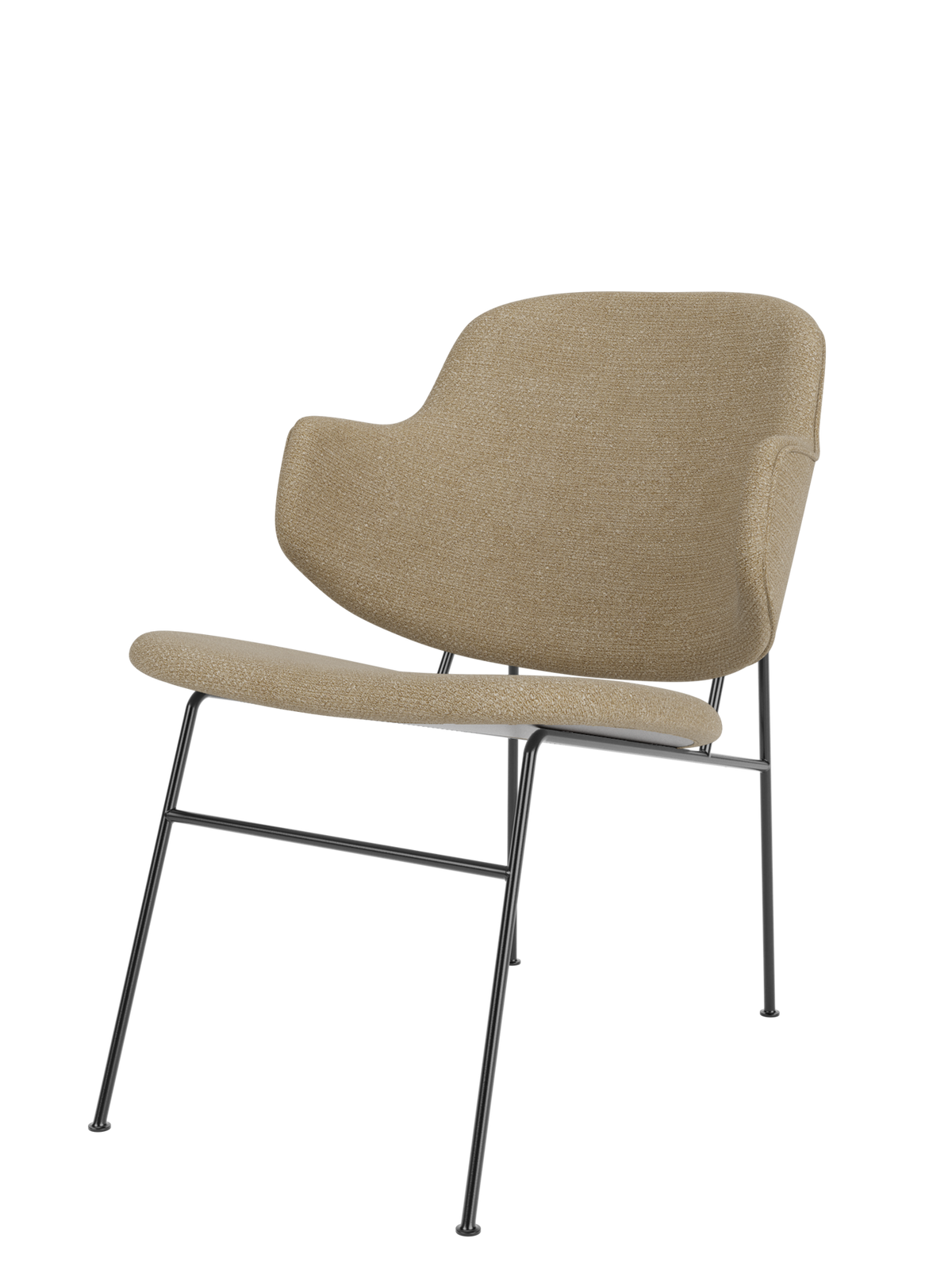 The Penguin Lounge Chair, Fully Upholstered by Audo Copenhagen in Audo Bouclé 02 – product photo