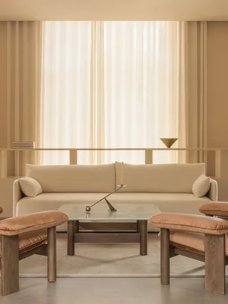 Offset Sofa von Audo Copenhagen in 1 Seater, Audo Bouclé 06 – Ambientefoto 1 von 3