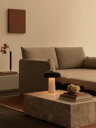 Offset Sofa Bed by Audo Copenhagen in 3 Seater, Logan Flint – interior photo 3 of 4