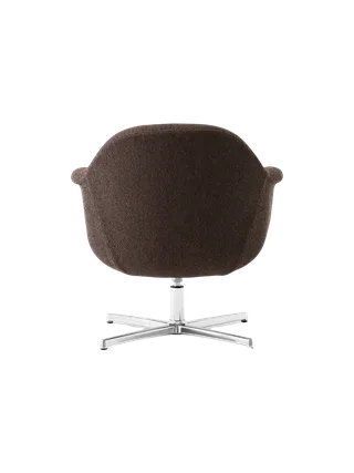 Harbour Lounge Chair, Star Base van Audo Copenhagen in Polished Aluminium, Baena 15, Swivel – productfoto 8 van 11
