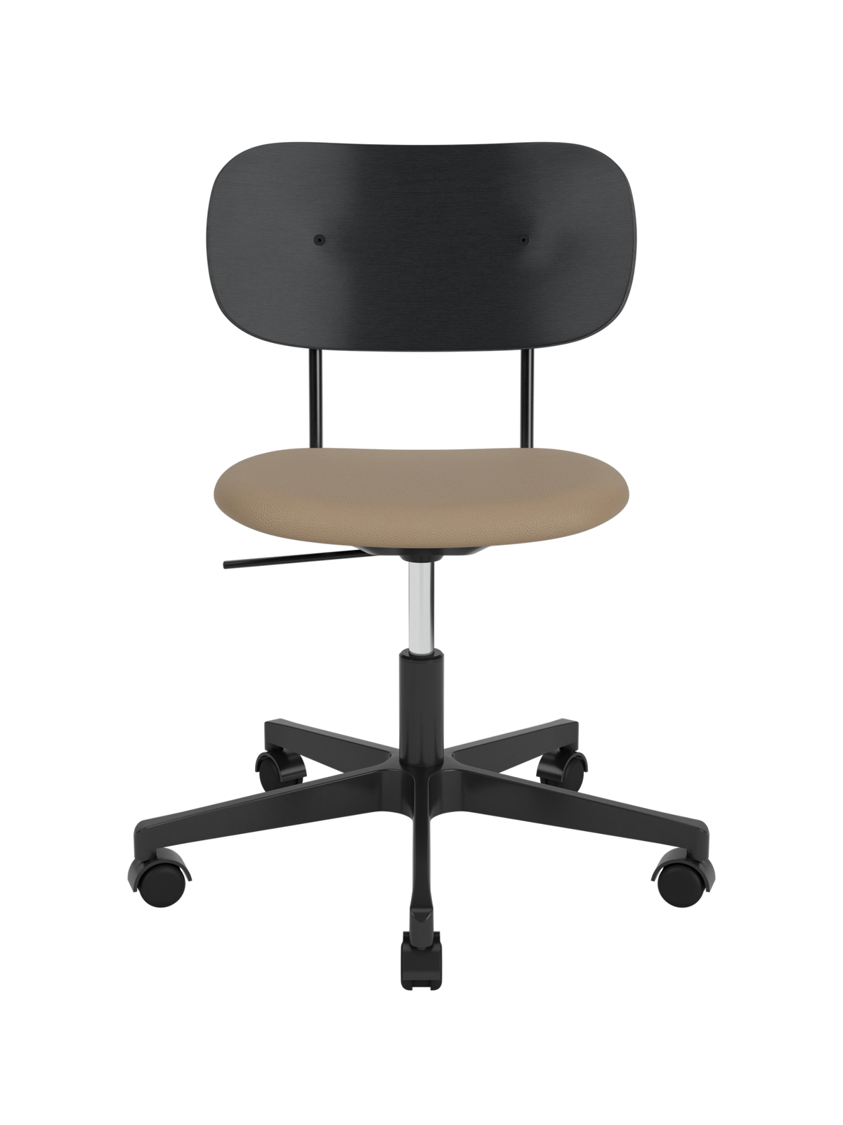 Co Task Chair de Audo Copenhagen en Black Oak, Sierra 1611, Seat Upholstered, Black base – photo du produit