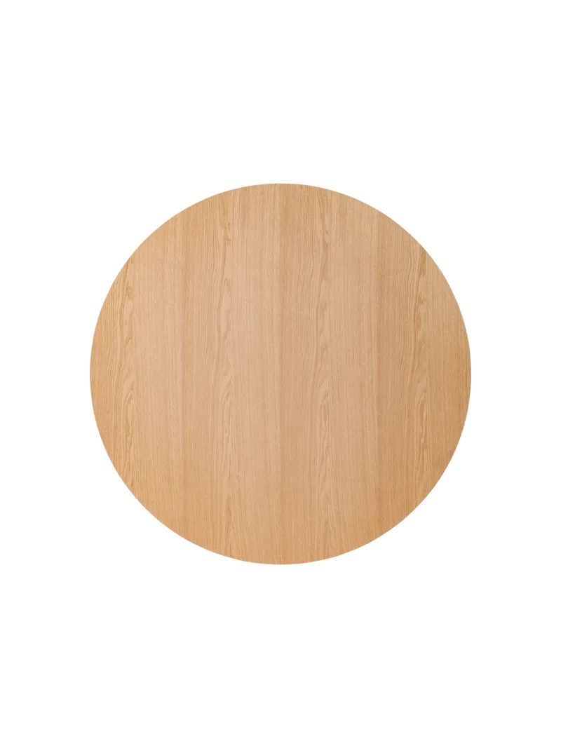 Puffin Dining Table de Audo Copenhagen en Ø120, Solid Oak, Round – photo du produit 5 sur 6