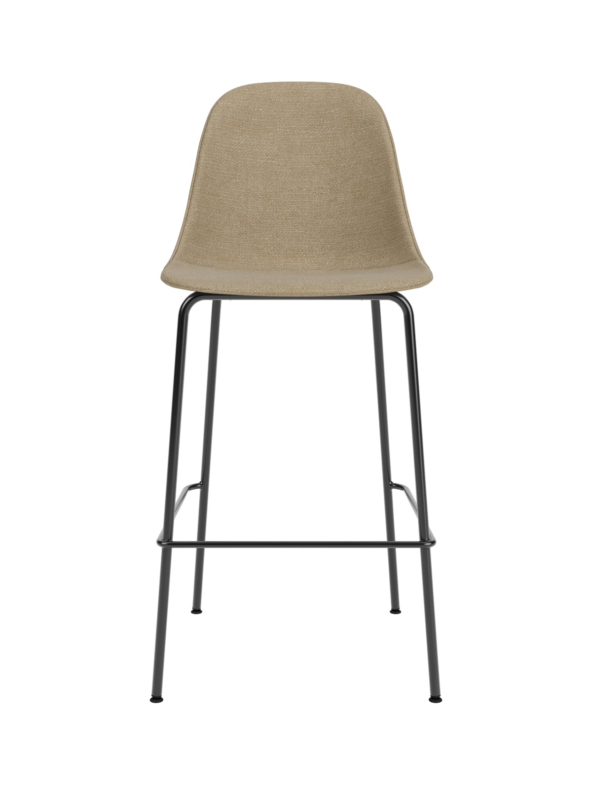 Harbour Side Bar Chair, Upholstered van Audo Copenhagen in Audo Bouclé 02 – productfoto